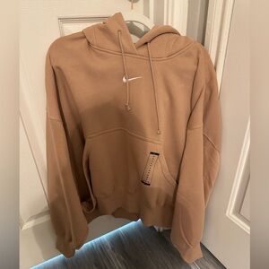 NWT Nike Tan Phoenix Fleece Oversized Hoodie